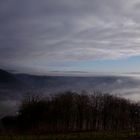 Nebel Über Porta Westfalica Löst sich auf und Zieht weiter nach Bad Oeynhausen