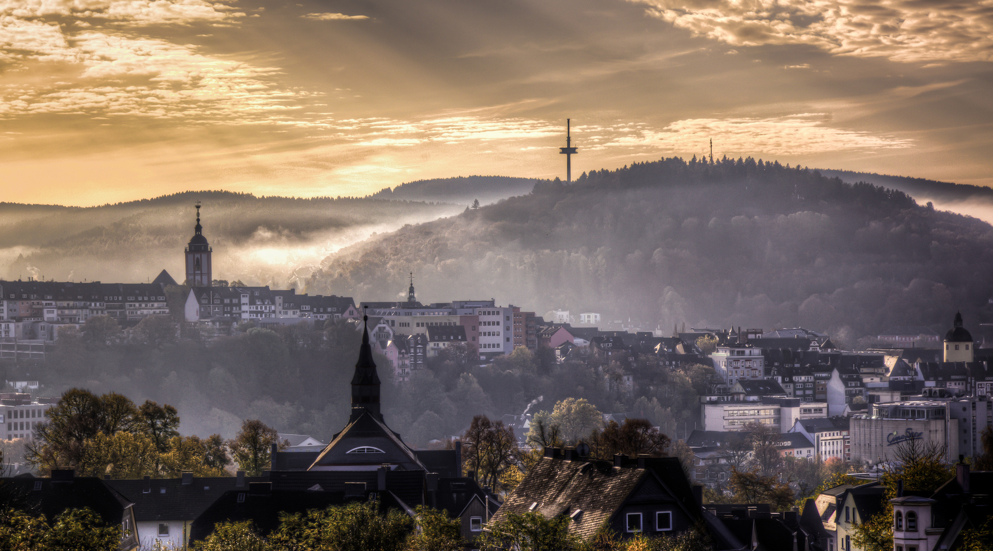 Nebel über Siegen