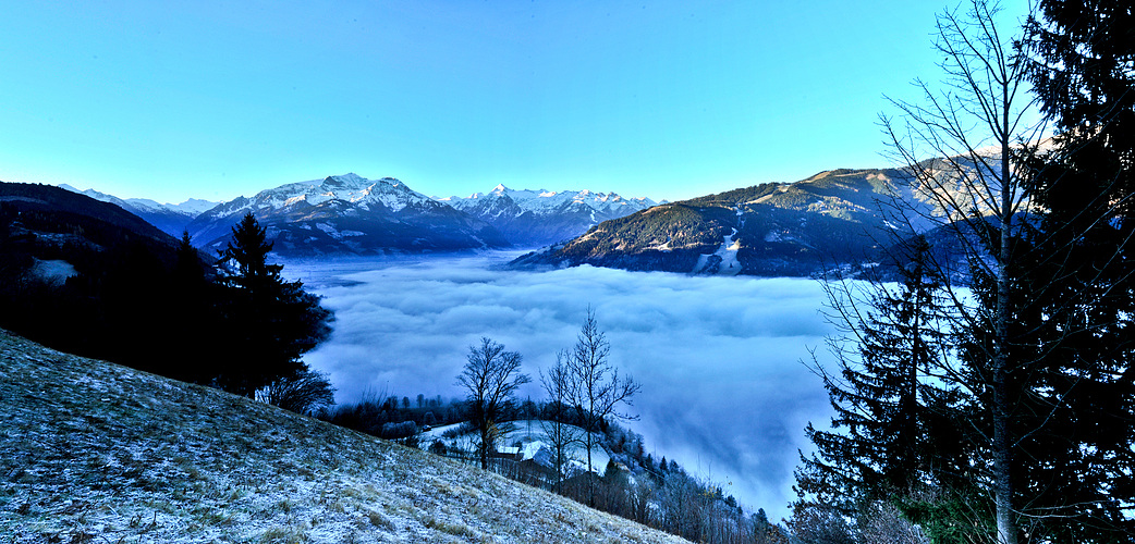 Nebel über Zell am See