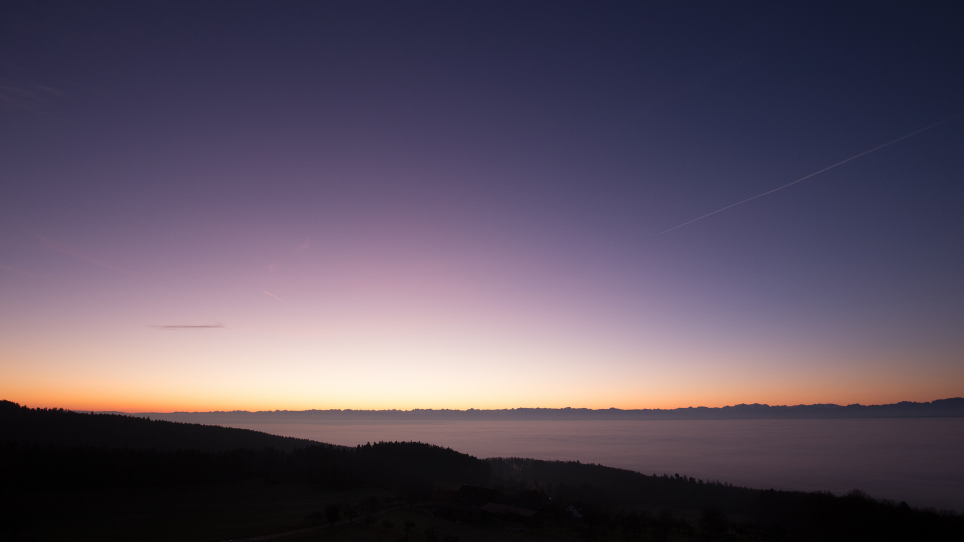 Nebel überm Bodensee