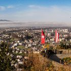 Nebel überm Bodensee und Rheintal