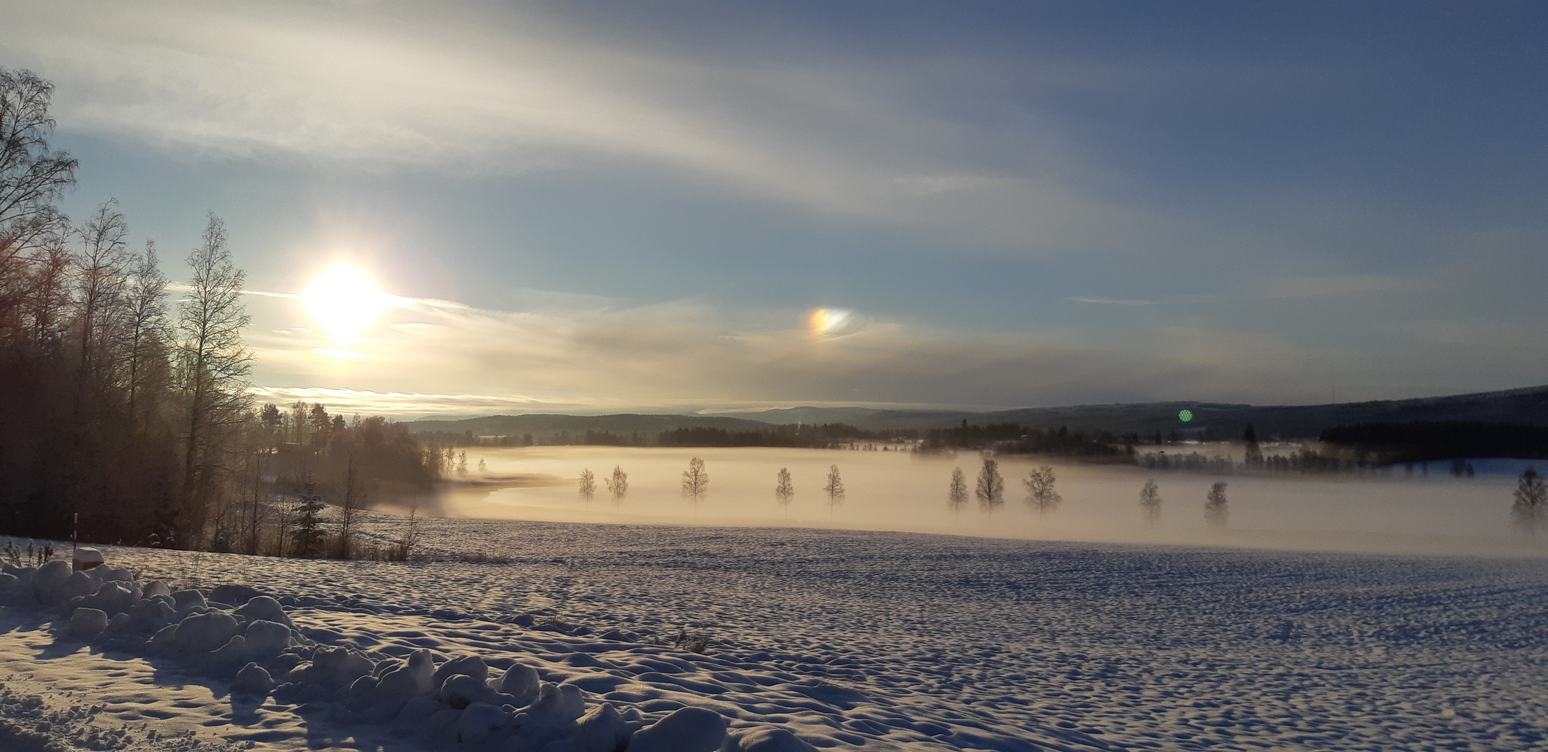 Nebel überm See