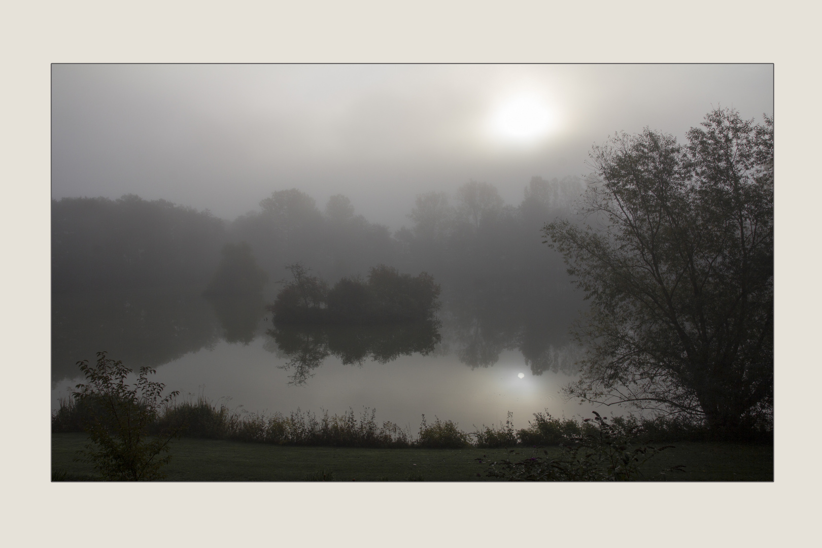 Nebel überm See