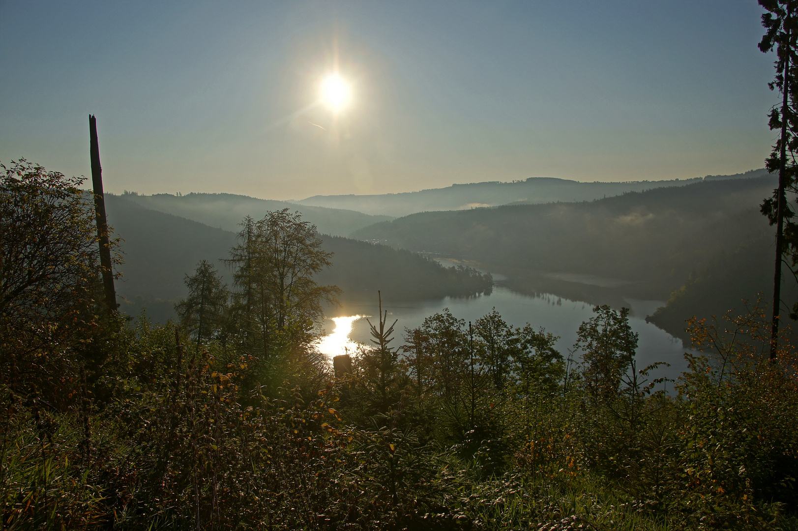 Nebel Überm "Thüringer Meer"