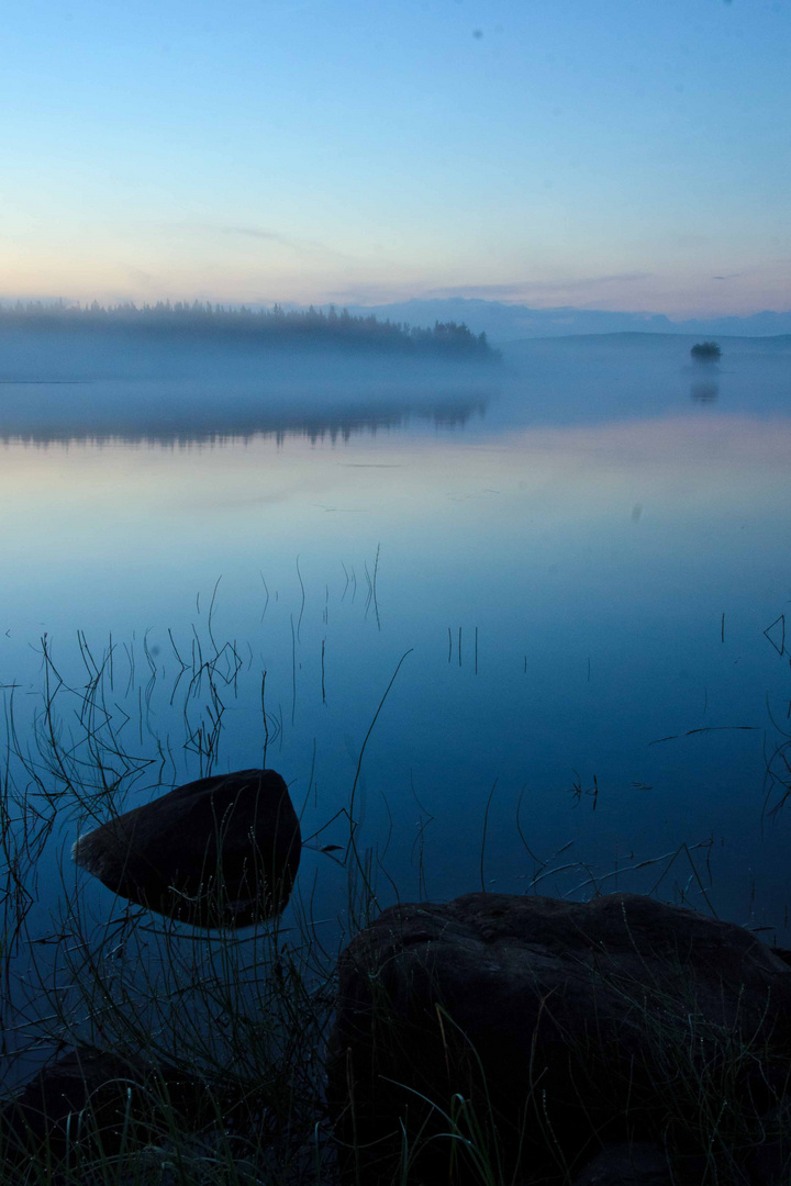 Nebel übern See