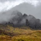 Nebel um den Old Man of Storr