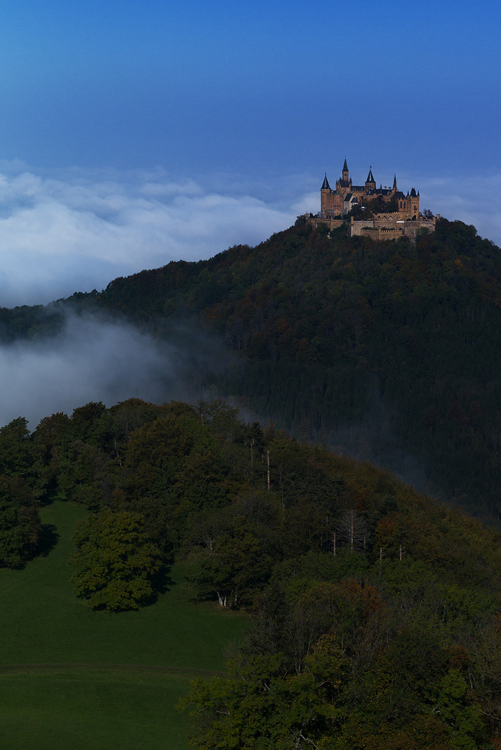 Nebel um die Hohenzollern