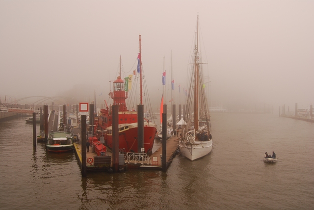 Nebel und Hafen