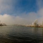 Nebel und Raureif am Kochelsee