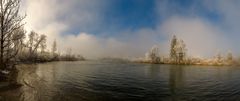 Nebel und Raureif am Kochelsee