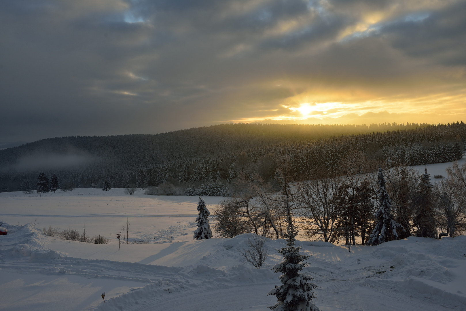 Nebel und Sonne