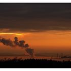 Nebel unten - Sonnenuntergang oben