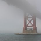 Nebel unter der Golden Gate