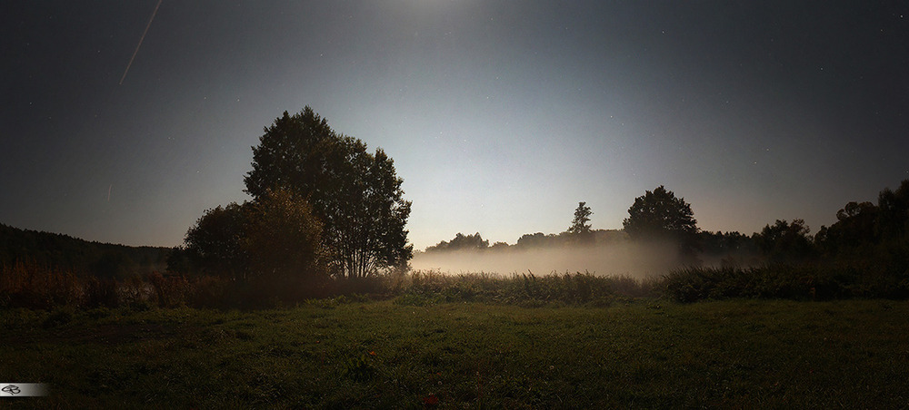 Nebel vom Fluß