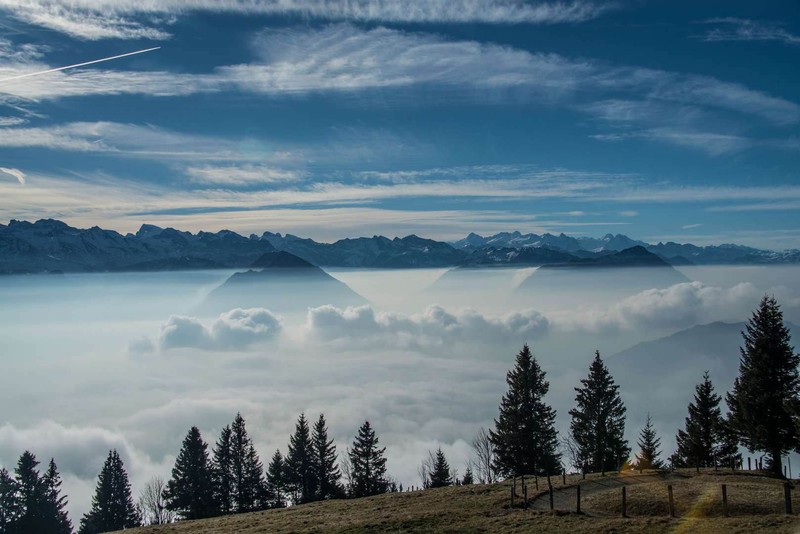 Nebel von der Rigi aus