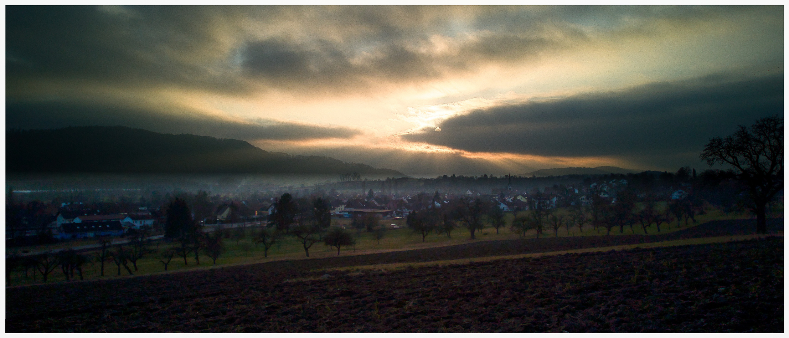 Nebel zieht auf