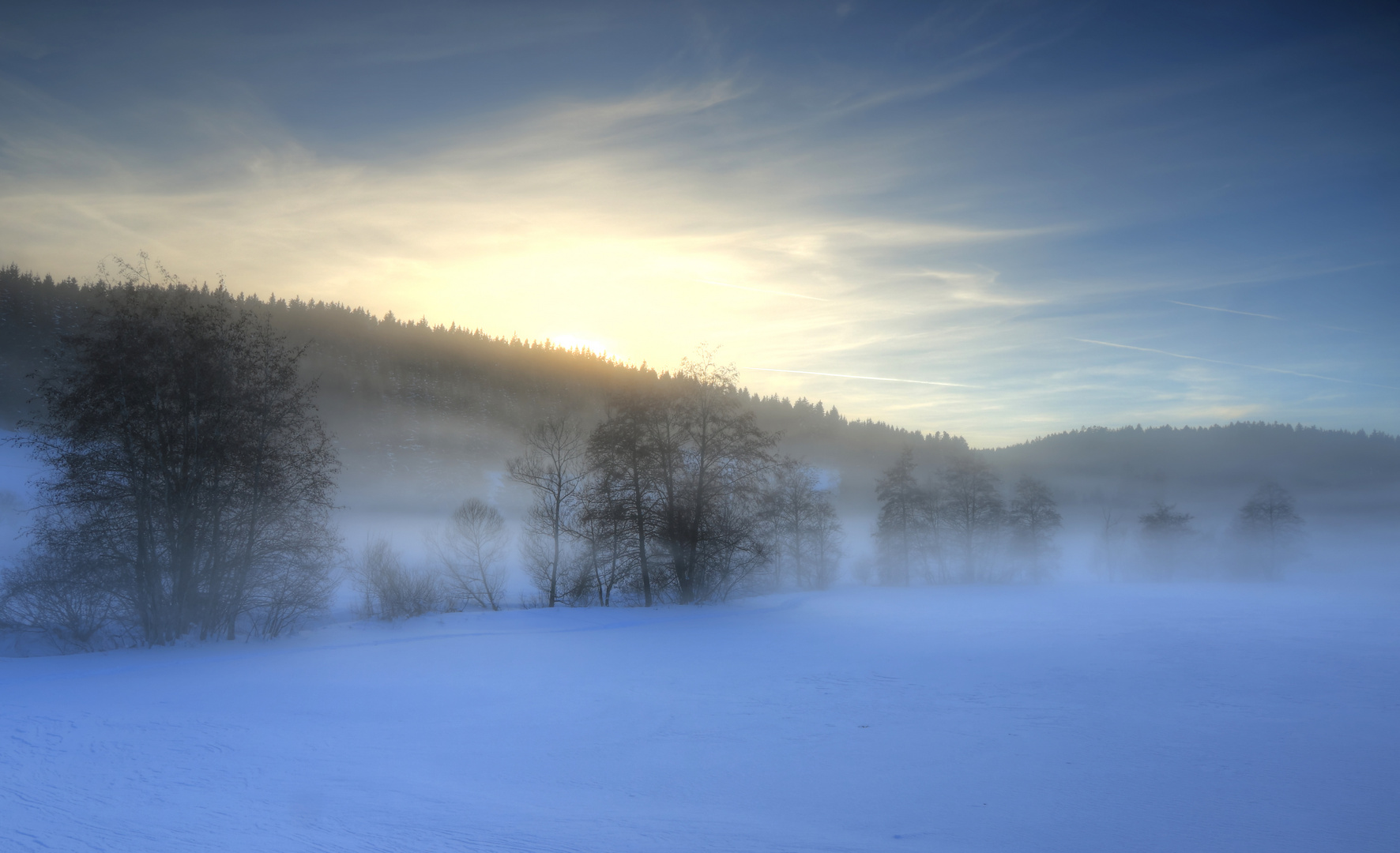 Nebel zieht auf