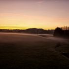 Nebel zieht auf am Abend