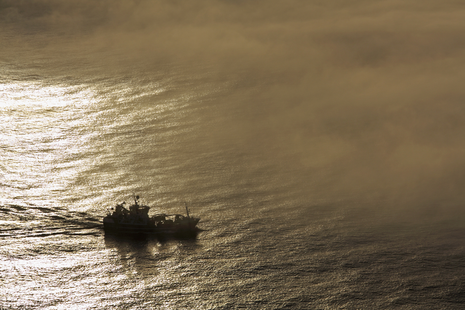 Nebel zieht auf am Nordkap