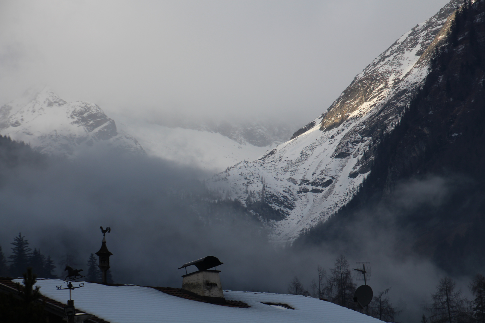 Nebel zieht wieder auf