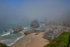 Nebelauflösung in Cornwall