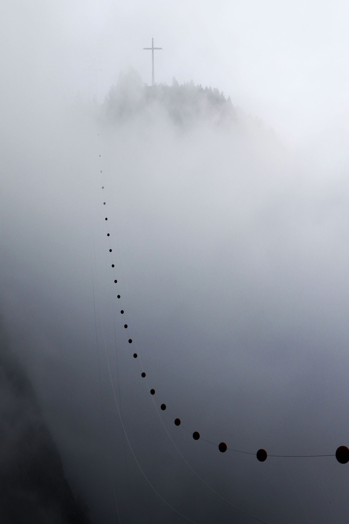 Nebelbild in Engelberg