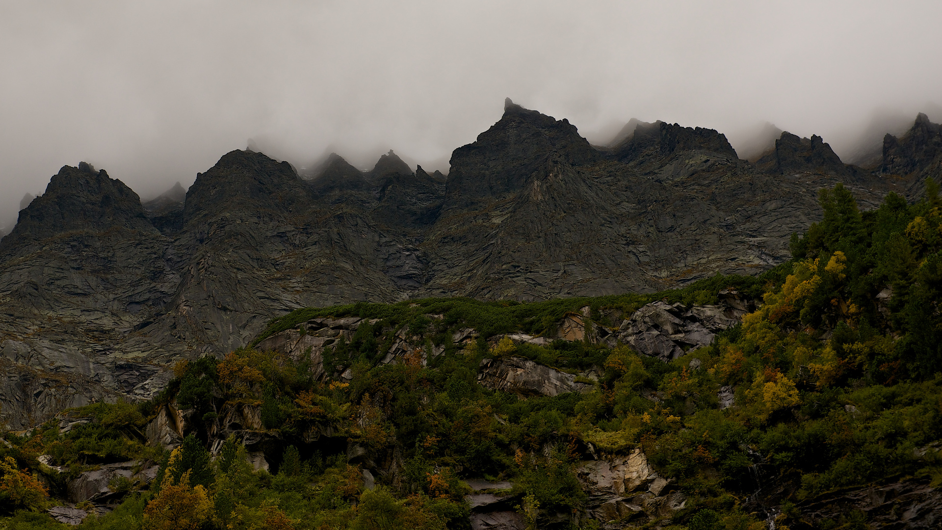 Nebelblick am Felbertauern