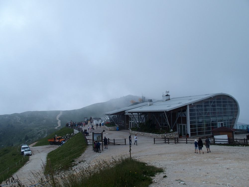 Nebelblick auf dem Monte Baldo