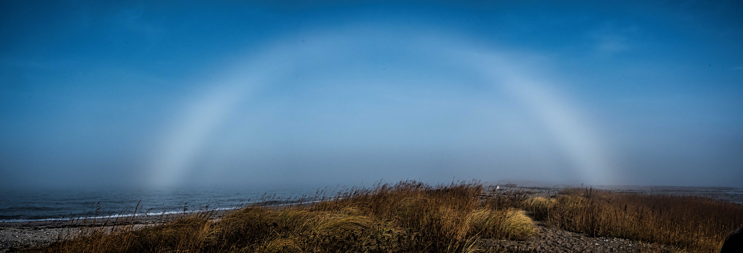 Nebelbogen auf Fehmarn