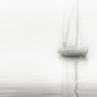 Nebelboot am Ammersee