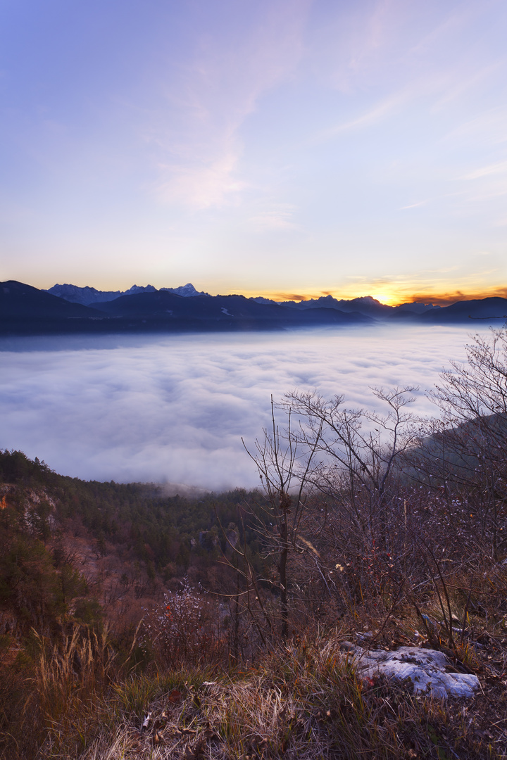 Nebeldecke am Dobratsch