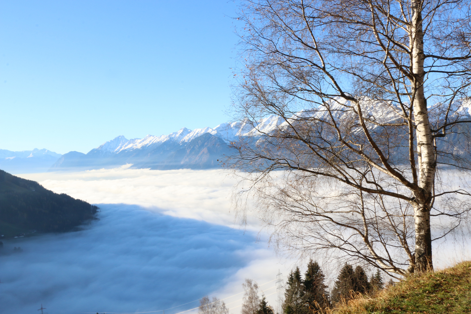 Nebeldecke übers Inntal