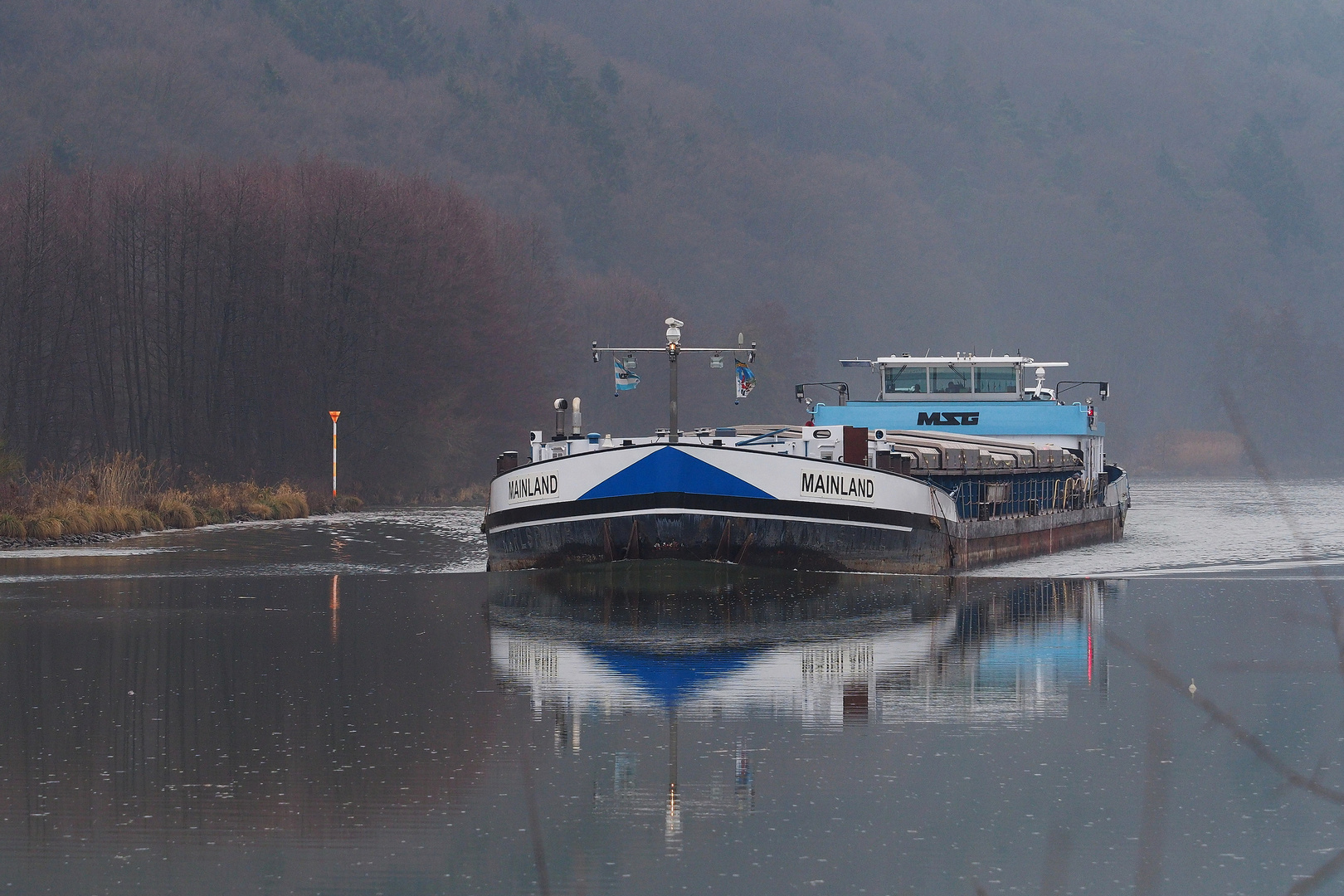 Nebelfahrt auf der Altmühl