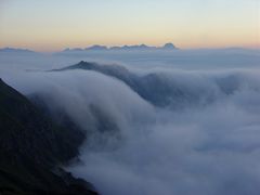 Nebelfall am Nebelhorn