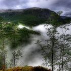   Nebelfront  Norwegen/Stalheim