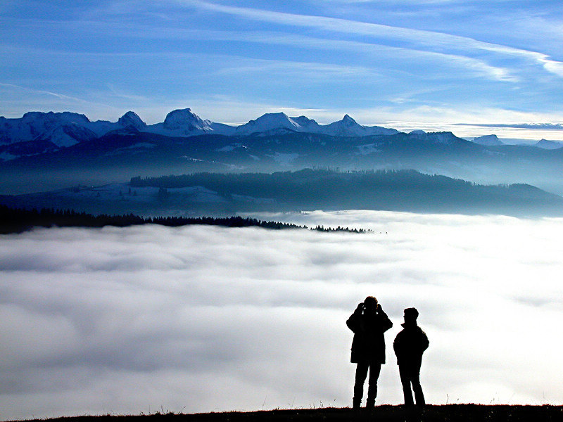 «Nebelgrenze: 1'000 Meter...»