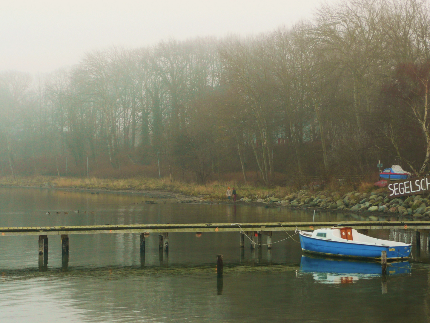 Nebelhaft an der Segelschule