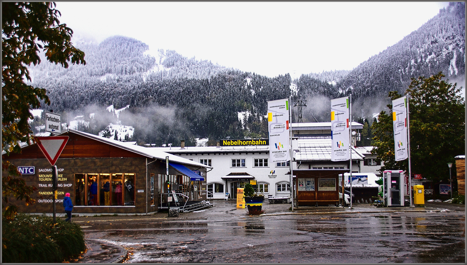 Nebelhornbahn Talstation Foto & Bild world, winter