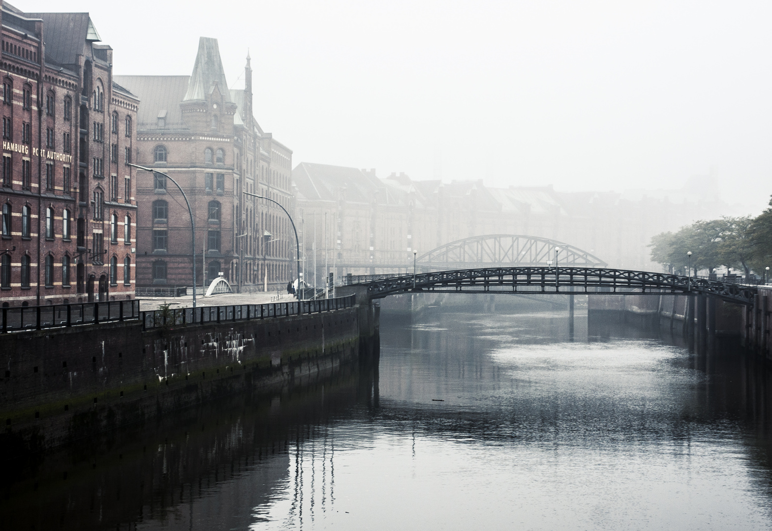 nebelige Speicherstadt