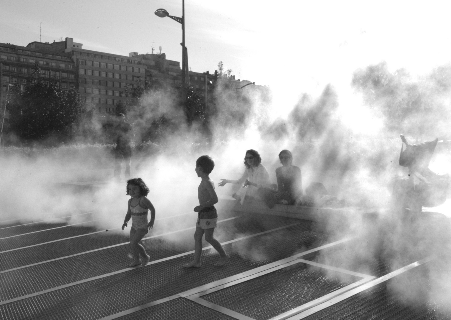 Nebelinstallation von Fujiko Nakaya3 (Bilbao Guggenheim Museum)