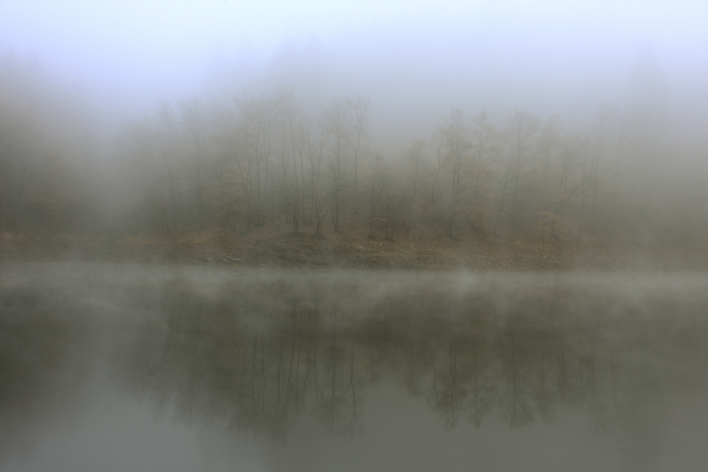 Nebelland an der Aggertalsperre