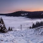 Nebelmeer am kleinen Fichtelberg