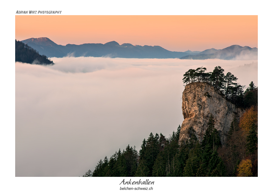 Nebelmeer bei den Ankenballen