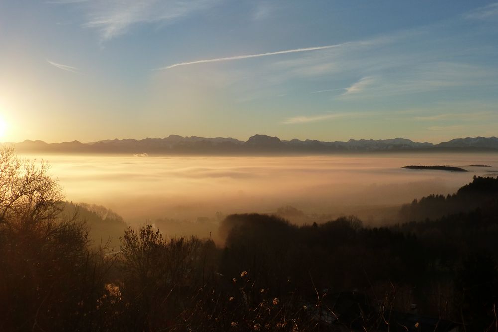 Nebelmeer bei Sonnenaufgang