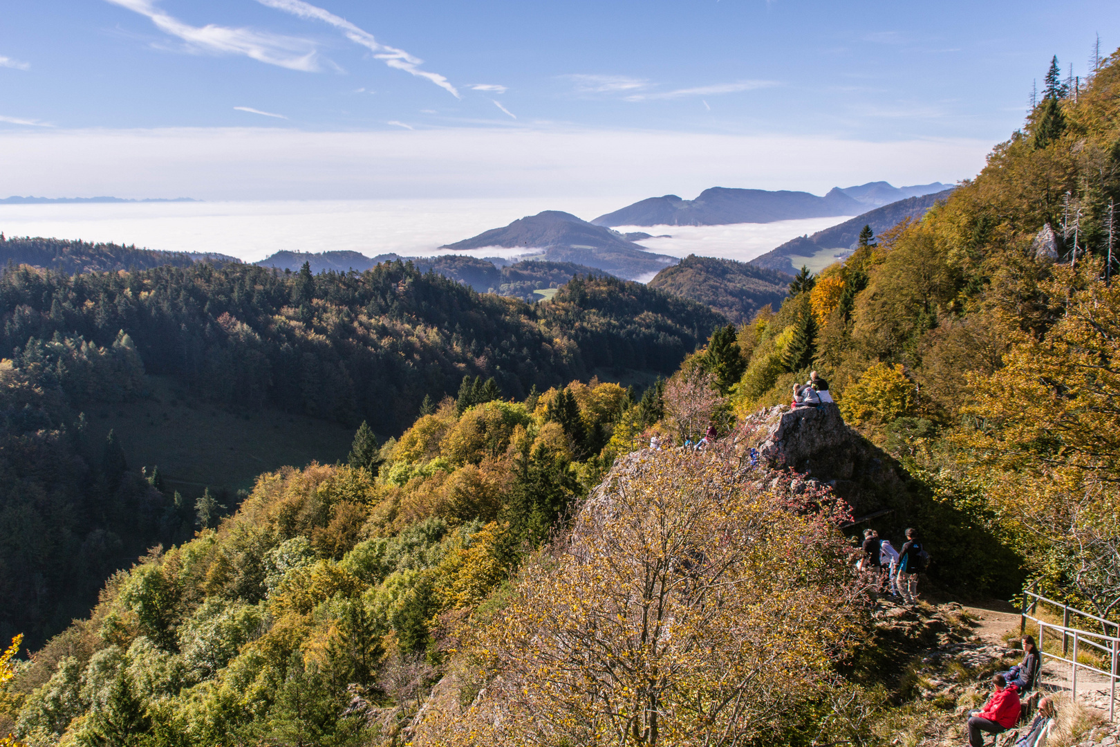 Nebelmeer im Aaretal