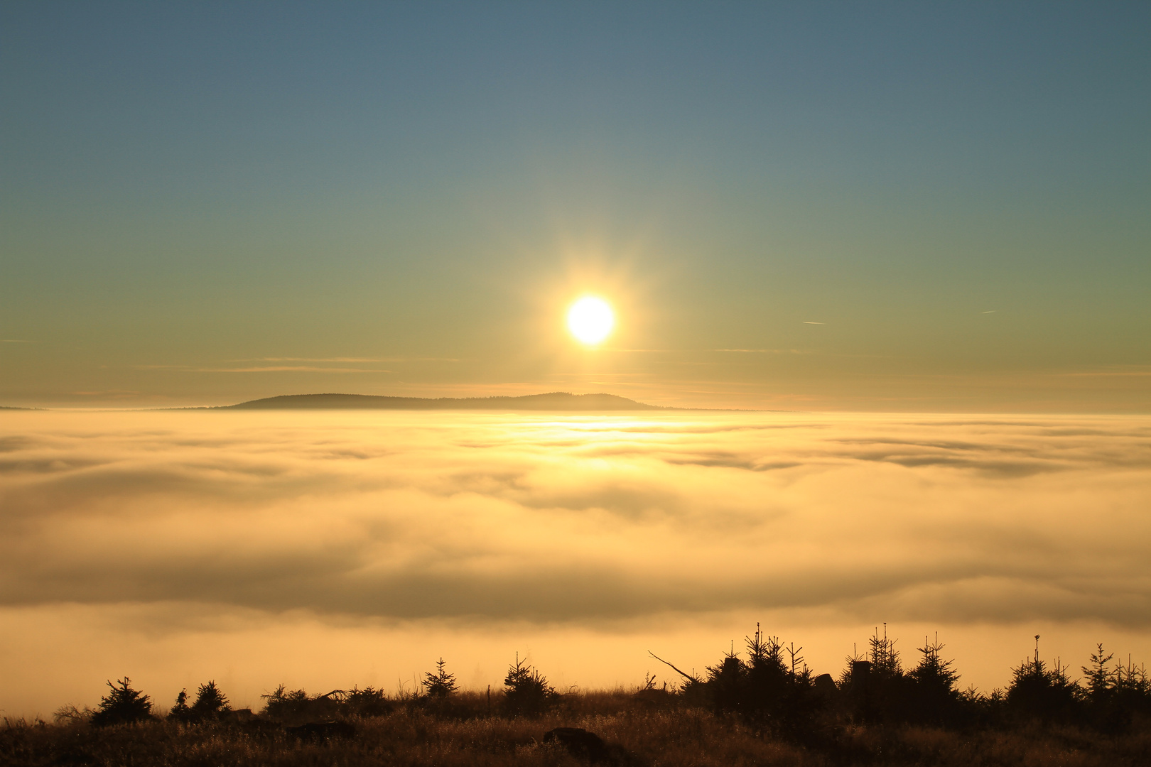 Nebelmeer im Herbst