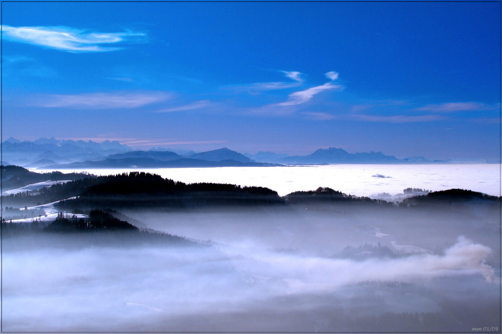 Nebelmeer im Januar