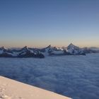 Nebelmeer in der Morgendämmerung