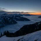 Nebelmeer über dem Berner Oberland