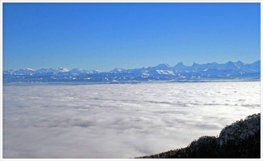 Nebelmeer über dem Mittelland